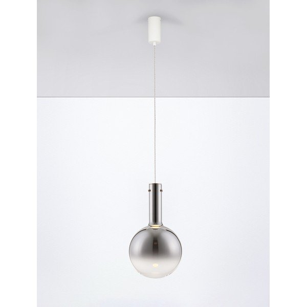 Szürke üveg LED dimmelhető függőlámpa ø 25 cm Nostos – Nova Luce-image-4