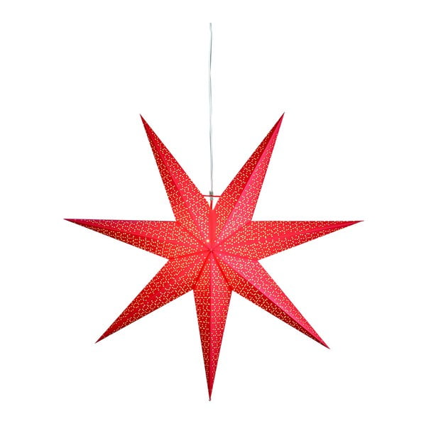 Dot piros felfüggeszthető világító csillag, Ø 100 cm - Best Season