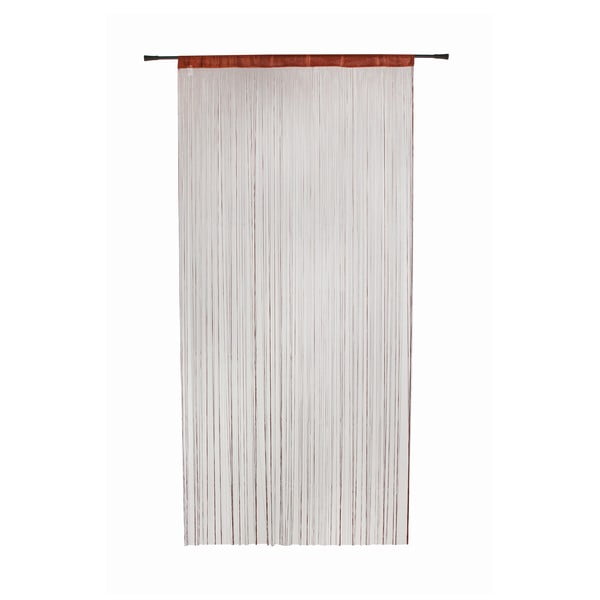 Barna függöny ajtóra 100x200 cm String – Mendola Fabrics