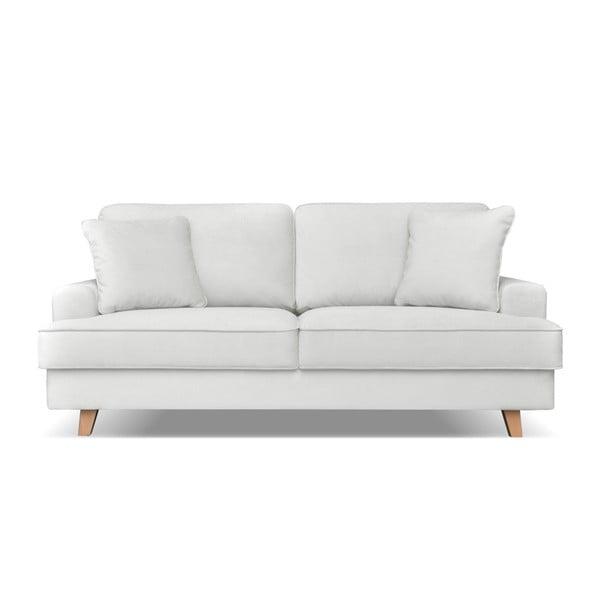 Madrid platina fehér 3 személyes kanapé - Cosmopolitan design