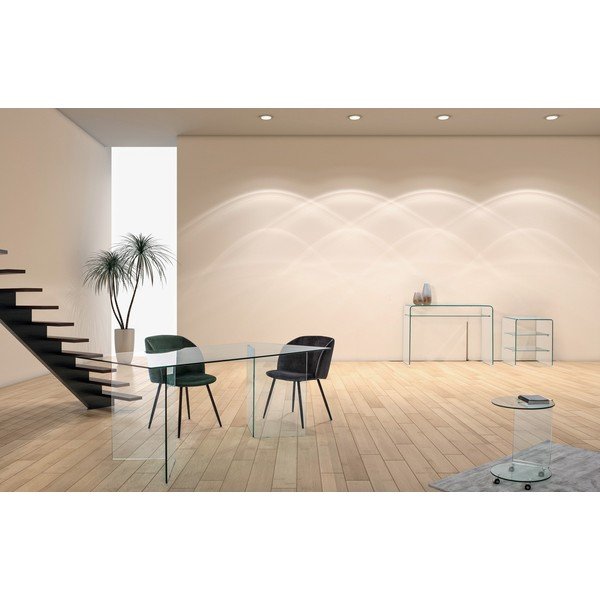 Üveg tárolóasztal 40x50 cm Iride – Bizzotto-image-4