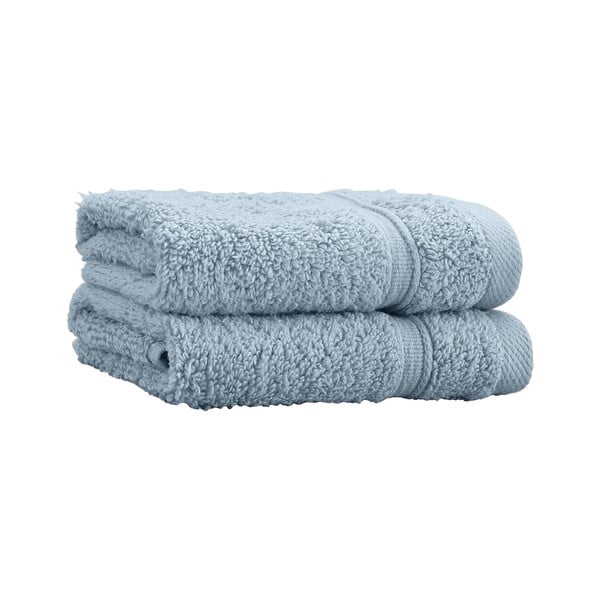 Kék frottír pamut törölköző szett 2 db-os 30x30 cm Zero Twist – Catherine Lansfield