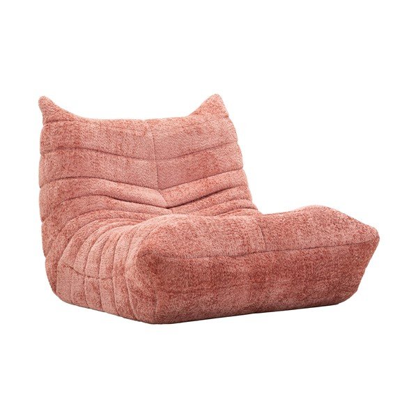 Rózsaszín buklé babzsákfotel Mask – Mauro Ferretti