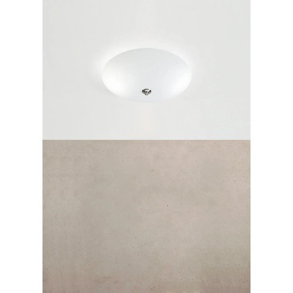 Fehér mennyezeti lámpa üveg búrával ø 39 cm Platillo – Markslöjd-image-1