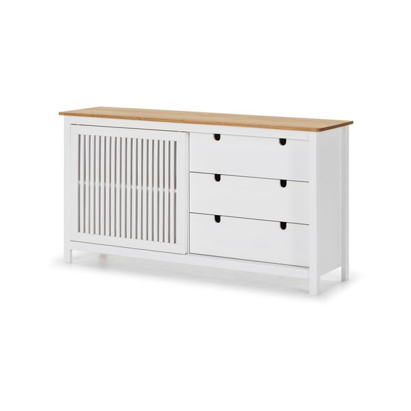 Bruna fehér fa komód - Marckeric-image-3