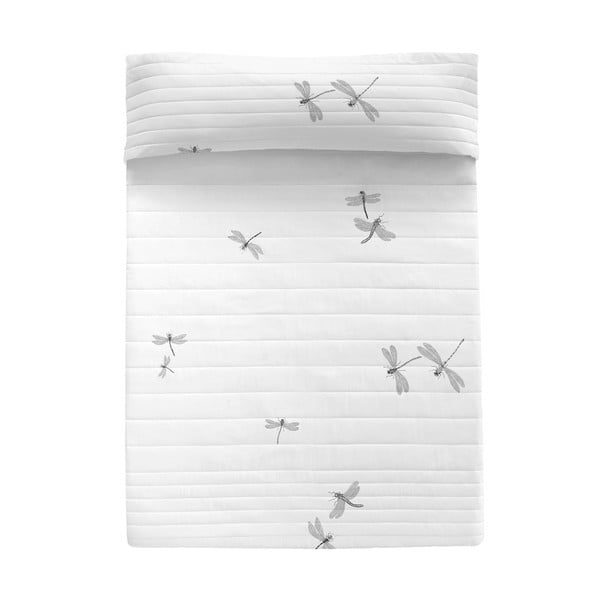 Fehér pamut steppelt ágytakaró 180x260 cm Estuary – Blanc