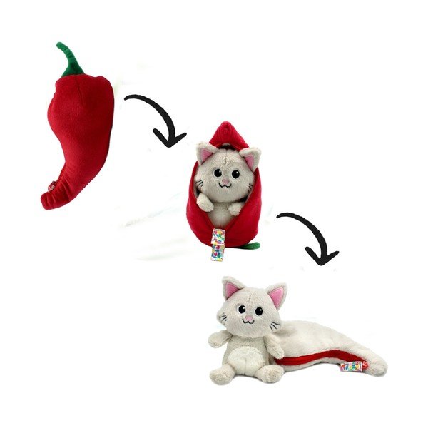 Plüssjáték Flipetz 2in1 Spicet – Les Deglingos