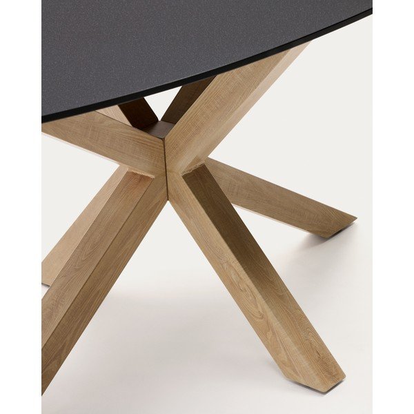 Étkezőasztal üveg asztallappal 100x200 cm Argo – Kave Home-image-3