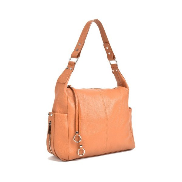 Claudia konyak barna bőr kézitáska - Mangotti Bags-image-2