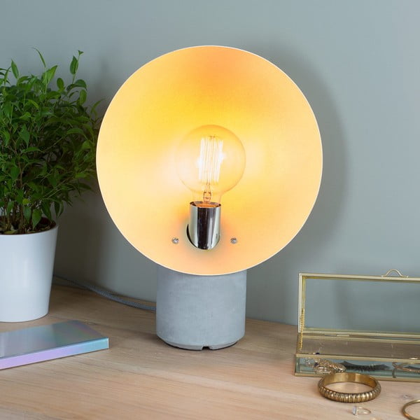 Gatsby Reflective Lamp asztali lámpa cement talpazattal - Le Studio