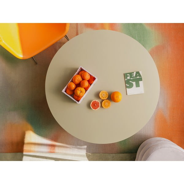 Fehér kerek dohányzóasztal ø 100 cm Pausa – Really Nice Things-image-3