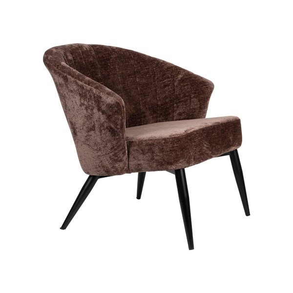 Lila fotel Georgia – Dutchbone