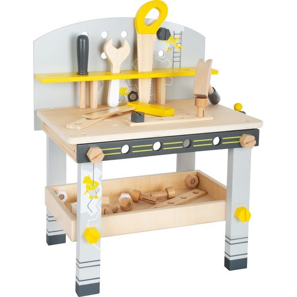 Mini fa barkácsasztal szerszámokkal - Legler-image-2