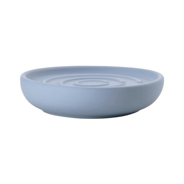 Blue Fog kék, porcelán fürdőszobai szappantartó - Zone