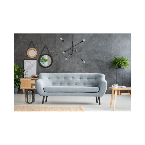 Piemont világoskék kanapé, 188 cm - Mazzini Sofas-image-4