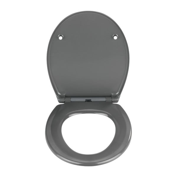 Samos sötétszürke WC-ülőke, 44,5 x 37,5 cm - Wenko-image-1