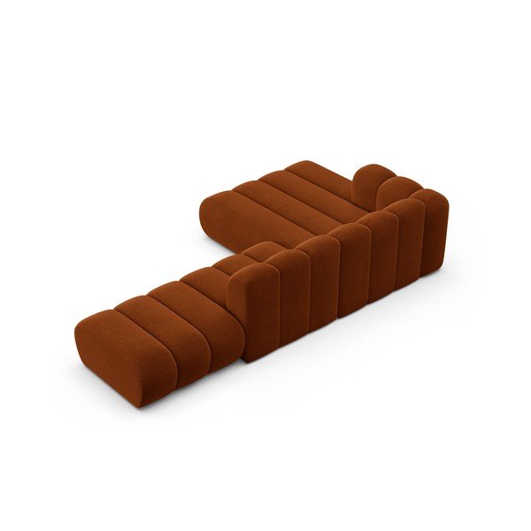 Narancssárga sarokkanapé (bal oldali) Lupine – Micadoni Home-image-3