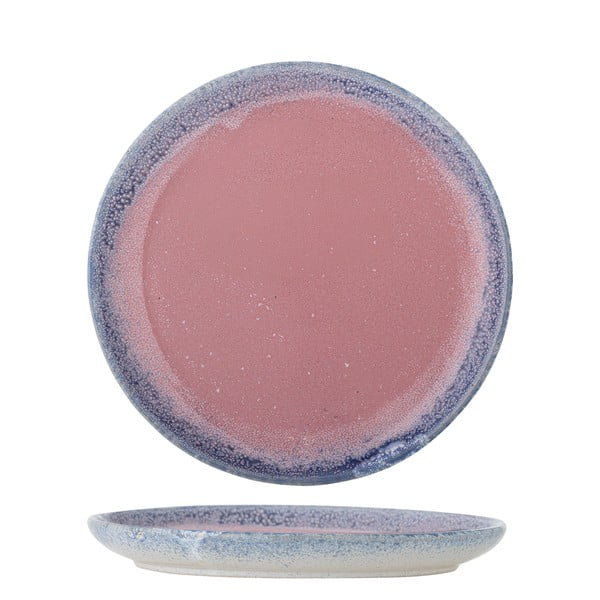 Világos rózsaszín agyagkerámia tányér ø 20 cm Paula – Bloomingville