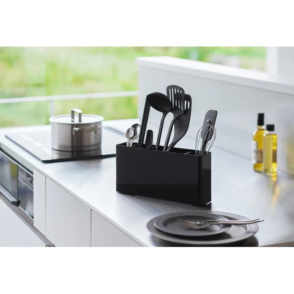 Fém konyhai eszköztartó állvány Tower – YAMAZAKI-image-3