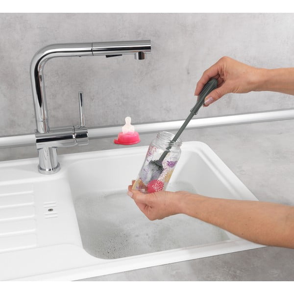 Sia szürke mosogatókefe, hosszúság 25 cm - Wenko-image-1