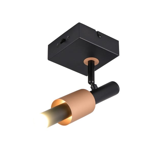 Fekete-bronzszínű LED spotlámpa 20,5x10 cm Ikaris – Trio Select-image-3