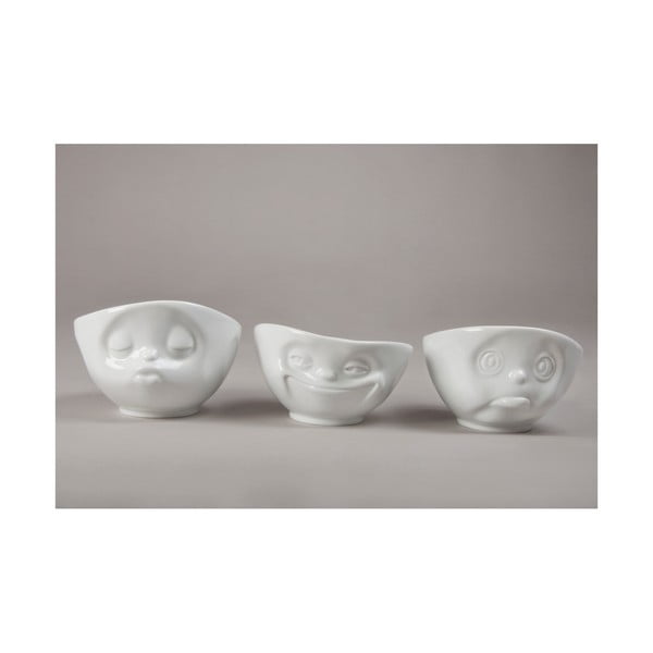 Fehér 'boldog' porcelán tálka - 58products-image-2