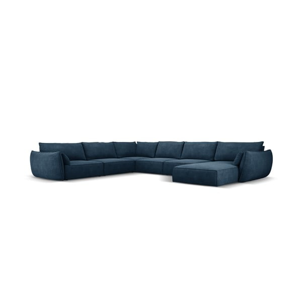 Sötétkék sarokkanapé (bal oldali) Vanda – Mazzini Sofas-image-2