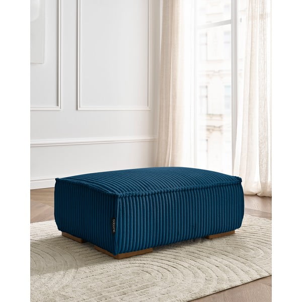 Kék kordbársony lábtartó Chelsea – Bobochic Paris-image-1