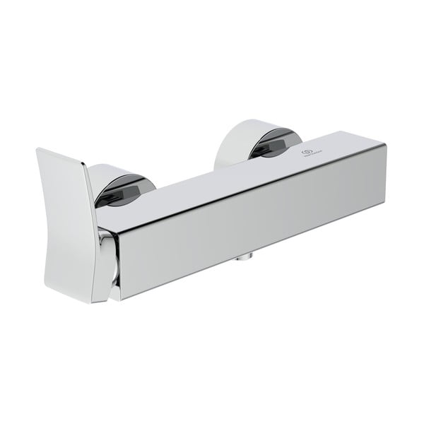 Fényes ezüstszínű csaptelep zuhanyhoz, fali Conca – Ideal Standard