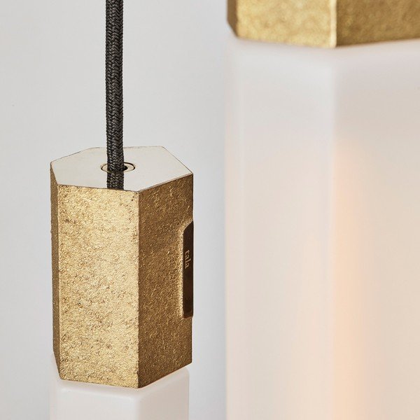 Aranyszínű dimmelhető függőlámpa ø 6 cm Basalt – tala-image-3