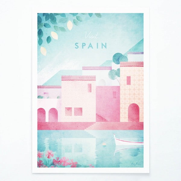 Poszter Spain, 50x70 cm - Travelposter