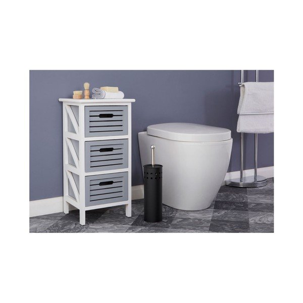 Matt fekete fém WC-kefe Indy – Premier Housewares-image-2