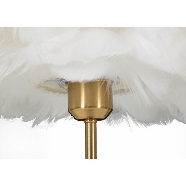 Fehér-aranyszínű asztali lámpa (magasság 50 cm) Ball Feather – Mauro Ferretti-image-4