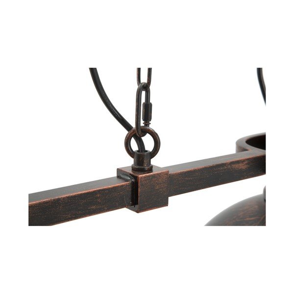 Industry fekete függőlámpa 3 búrával - Mauro Ferretti-image-4