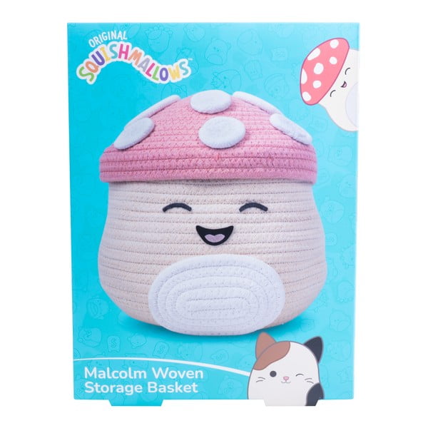 Bézs textil játéktároló kosár ø 23x22 cm Fizz Malcolm – SQUISHMALLOWS-image-4