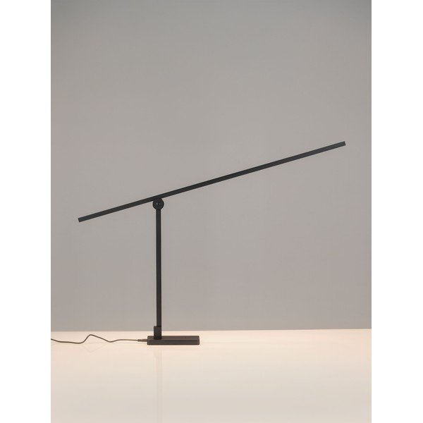 Matt fekete fém LED asztali lámpa hajlítható szerkezettel-dimmelhető (magasság 47 cm) Tenso – Nova Luce-image-2
