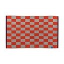Narancssárga-bézs bio pamut fürdőszobai kilépő zuhanyfülkéhez 50x80 cm Retro – Mette Ditmer Denmark