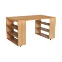 Íróasztal tölgyfa dekorral 80x140 cm Utility – Hübsch