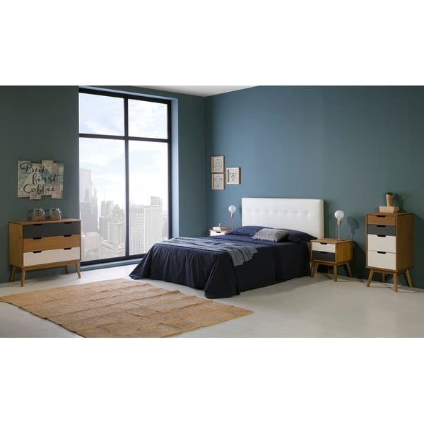 Cusco komód tömör borovi fenyőből, szélesség 80 cm - Marckeric-image-1