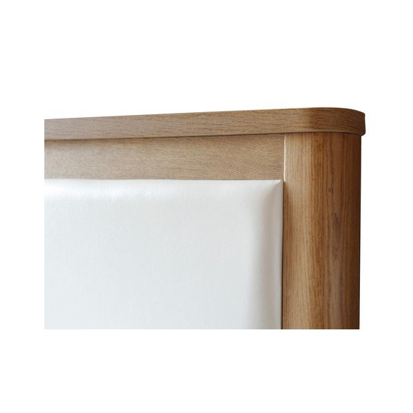 Scandi fehér kétszemélyes ágy, 140 x 200 cm - Mazzini Beds-image-1