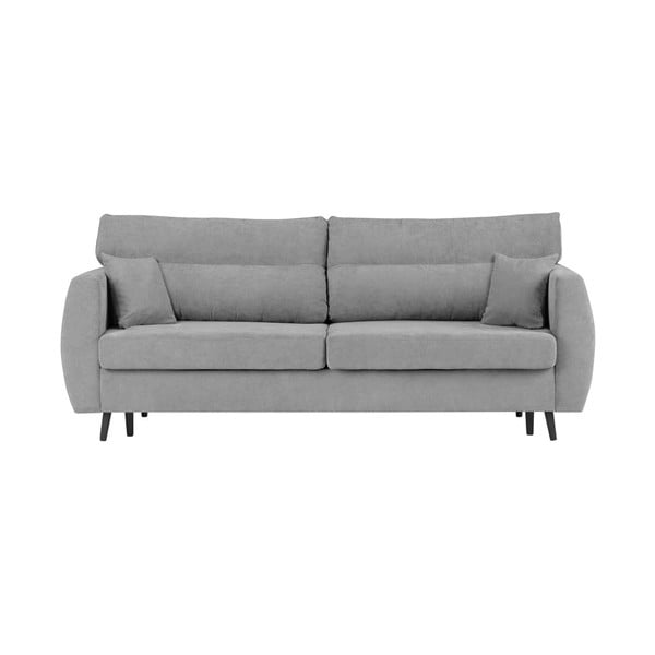 Brisbane háromszemélyes szürke kinyitható kanapé tárolóval, 231 x 98 x 95 cm - Cosmopolitan design