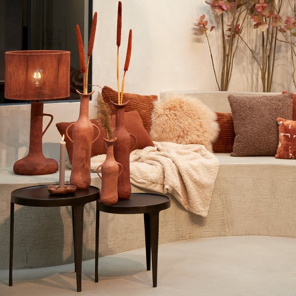 Fém kerek tárolóasztal ø 43 cm Tobias – Light & Living-image-2