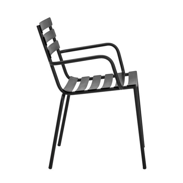 Fekete fém kerti szék Monsi – Bloomingville-image-2