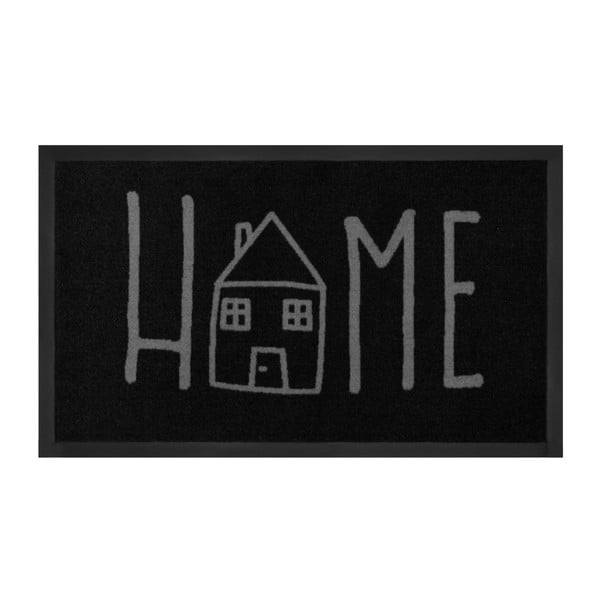 EasyHome fekete lábtörlő, 45 x 75 cm - Hanse Home