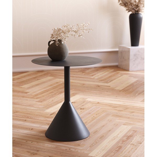 Fém kerek tárolóasztal ø 48 cm Yinan – Kave Home-image-1