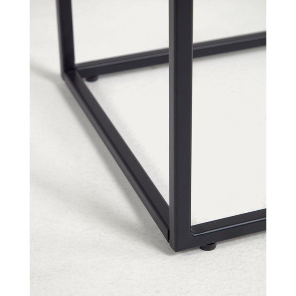 Tárolóasztal kerámia asztallappal 30x45 cm Rewena – Kave Home-image-4