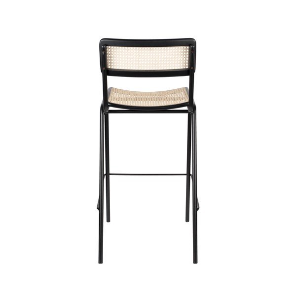 Fekete rattan bárszék szett 2 db-os 106 cm Jort - Zuiver-image-4