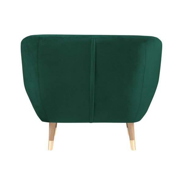 Benito sötétzöld bársony fotel - Mazzini Sofas-image-4