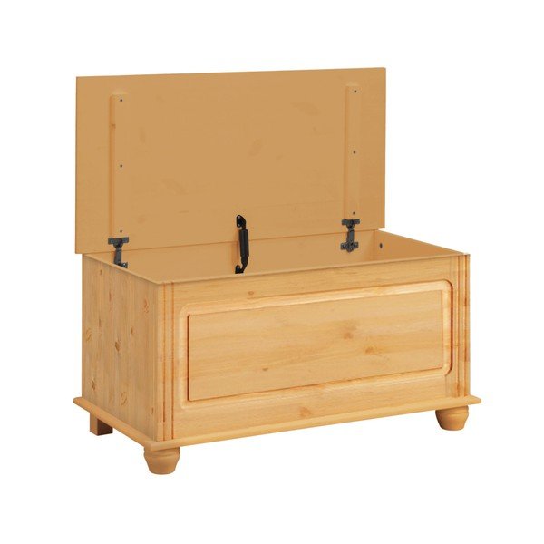 Fiona tömör borovi fenyőfa ágyneműtartó - Støraa-image-2