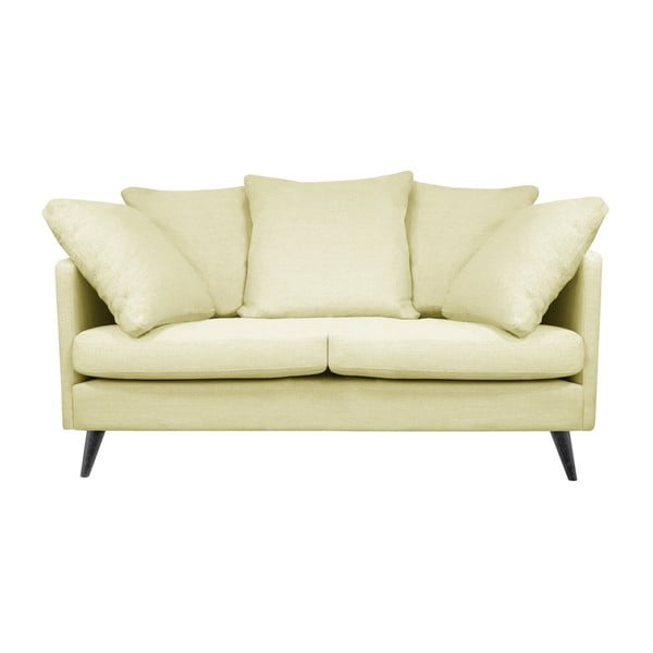 Victoria Pasello krémszínű kétszemélyes kanapé - Helga Interiors